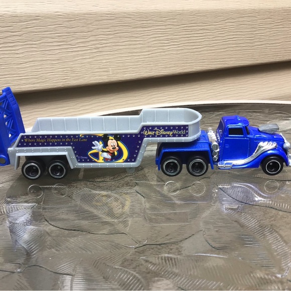 Disney Mickey Mouse Plush with Vintage 1999 Hot Wheels Toy Truck - Picture 7 of 13